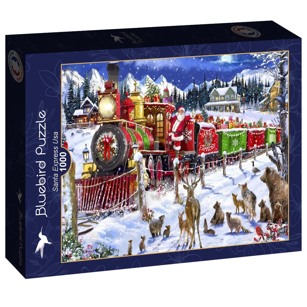 Santa Express Usa – 1000 Piece Jigsaw Puzzle (Bluebird)
