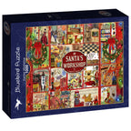 Santa's Workshop – 1000 Piece Jigsaw Puzzle (Bluebird)