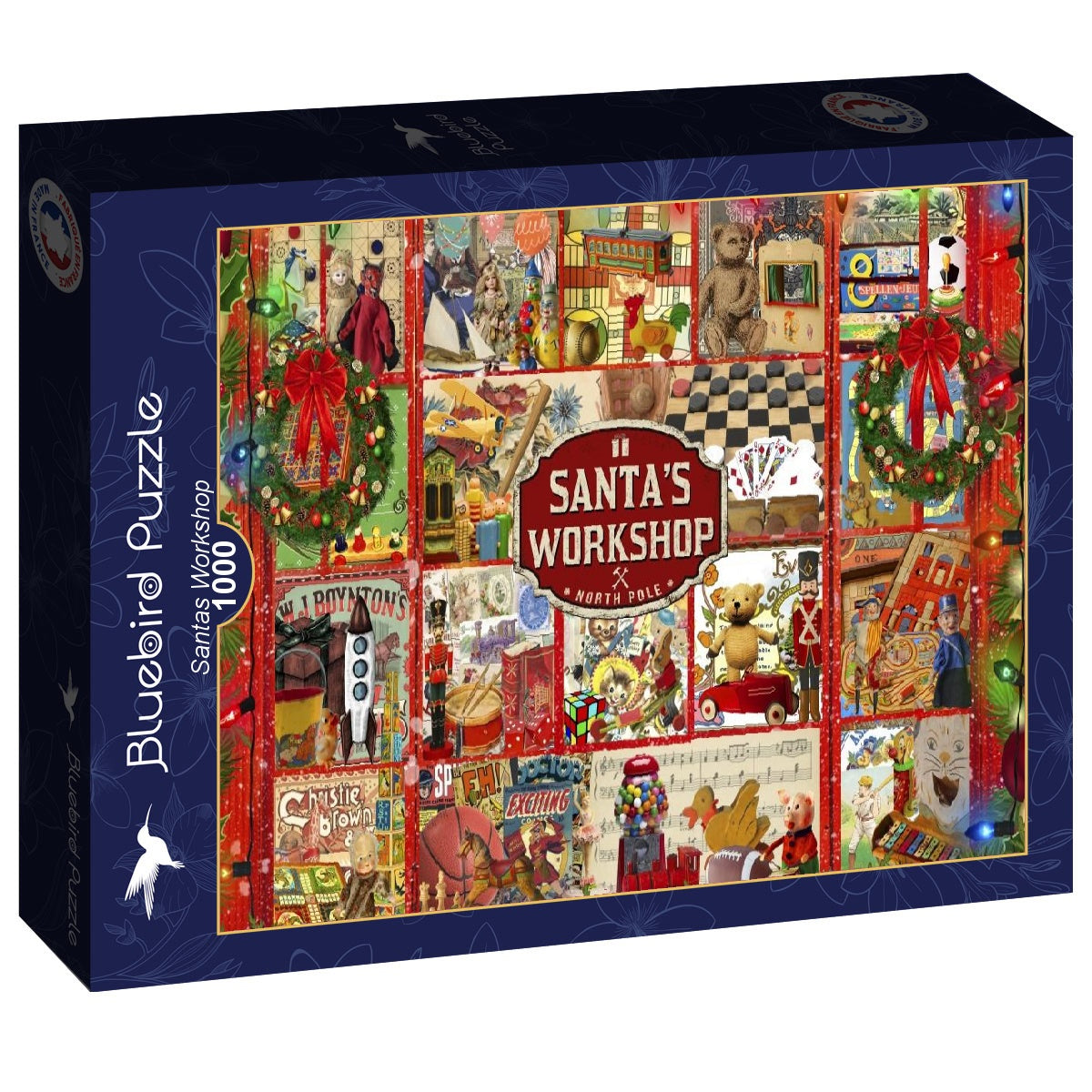Santa's Workshop – 1000 Piece Jigsaw Puzzle (Bluebird)