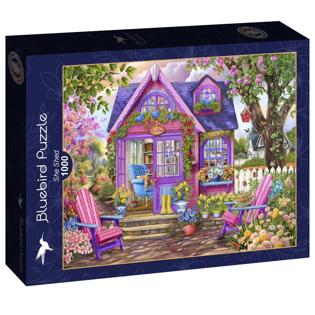 She Shed – 1000 Piece Jigsaw Puzzle (Bluebird)