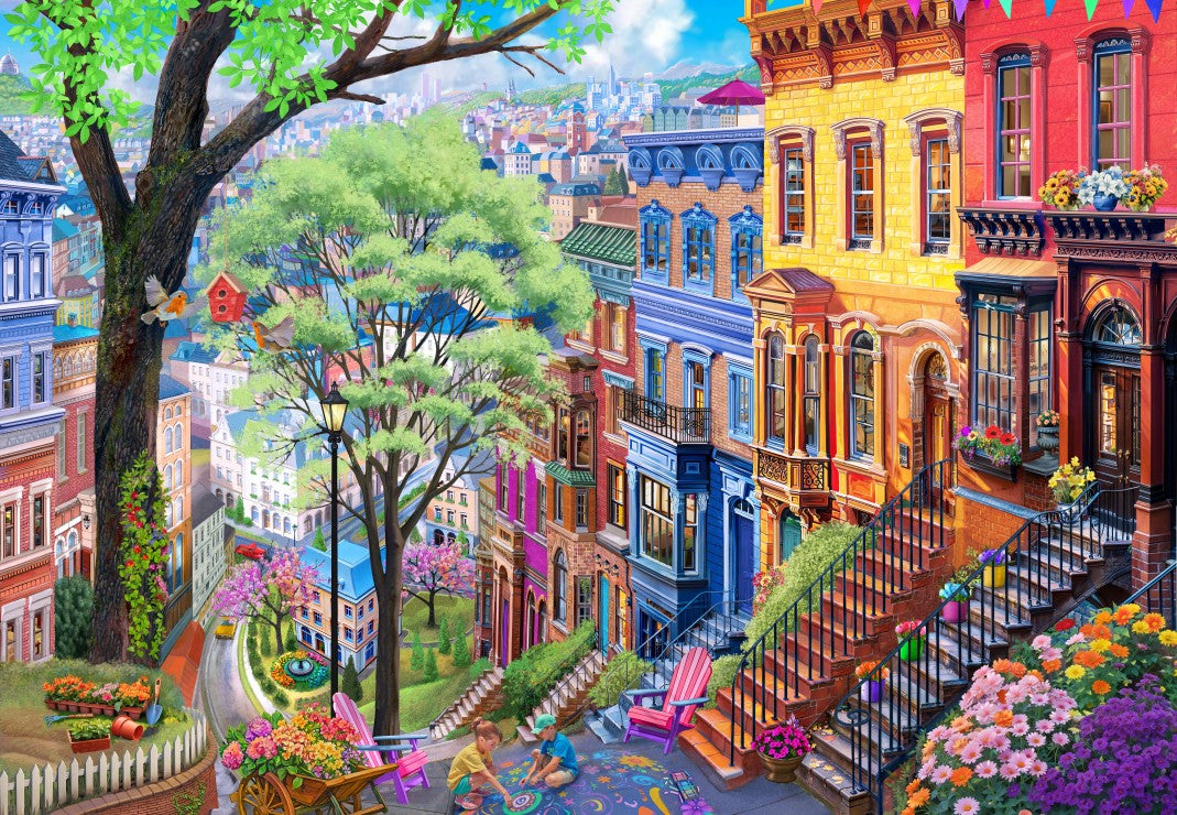 Spring Hill - 1000 Piece Jigsaw Puzzle (Bluebird Puzzle)