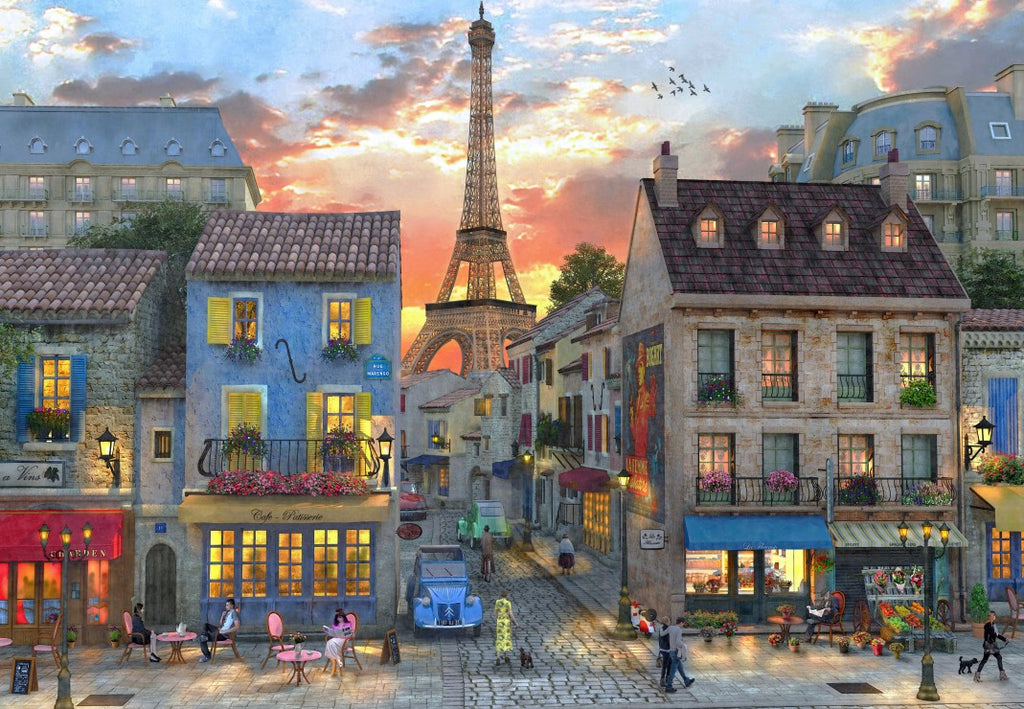 Streets of Paris – 1000 Piece Jigsaw Puzzle (Bluebird)