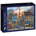 Streets of Paris – 1000 Piece Jigsaw Puzzle (Bluebird)