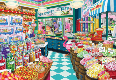 Artwork: Taffy Shop - 1000 Piece Jigsaw Puzzle (Bluebird Puzzle)