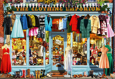 The Clothing Emporium – 1000 Piece Jigsaw Puzzle (Bluebird)
