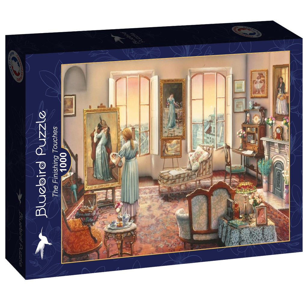 The Finishing Touches - 1000 Piece Jigsaw Puzzle (Bluebird Puzzle) - Completed Puzzle