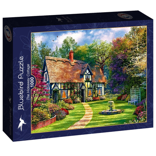 The Hideaway Cottage – 1000 Piece Jigsaw Puzzle (Bluebird) - Completed Puzzle