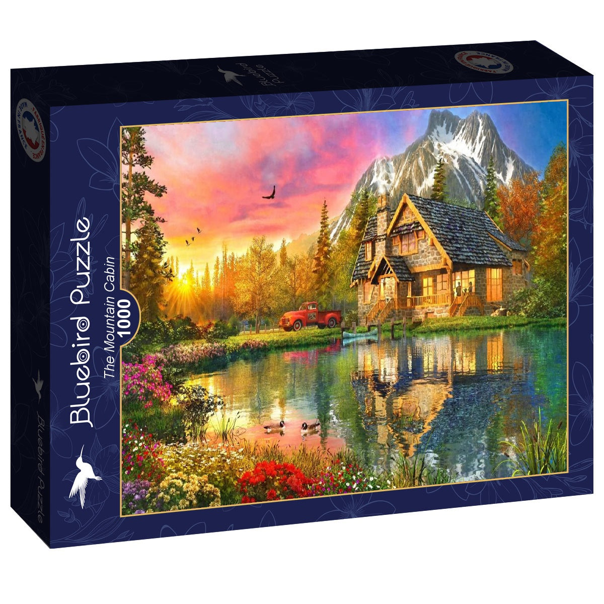 Bluebird - The Mountain Cabin - 1000 Piece Jigsaw Puzzle