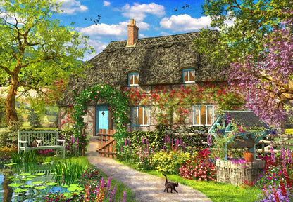 Bluebird - The Old Cottage - 1000 Piece Jigsaw Puzzle