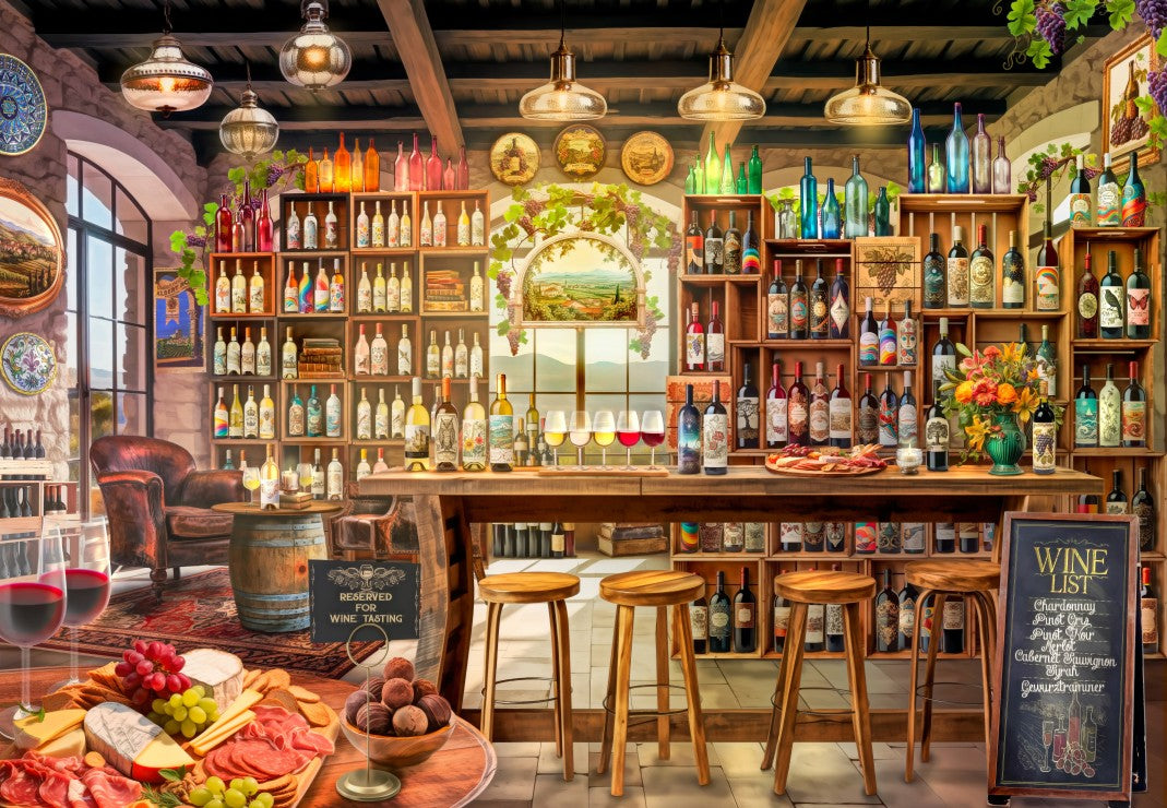 The Wine Tasting Room - 1000 Piece Jigsaw Puzzle (Bluebird Puzzle)
