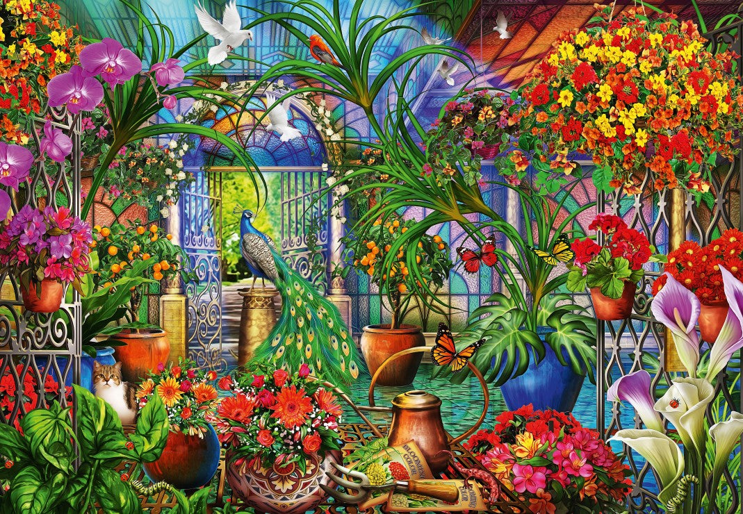 Tropical Green House – 1000 Piece Jigsaw Puzzle (Bluebird)