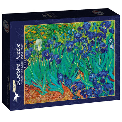 Bluebird - Vincent Van Gogh - Irises, 1889 - 1000 Piece Jigsaw Puzzle