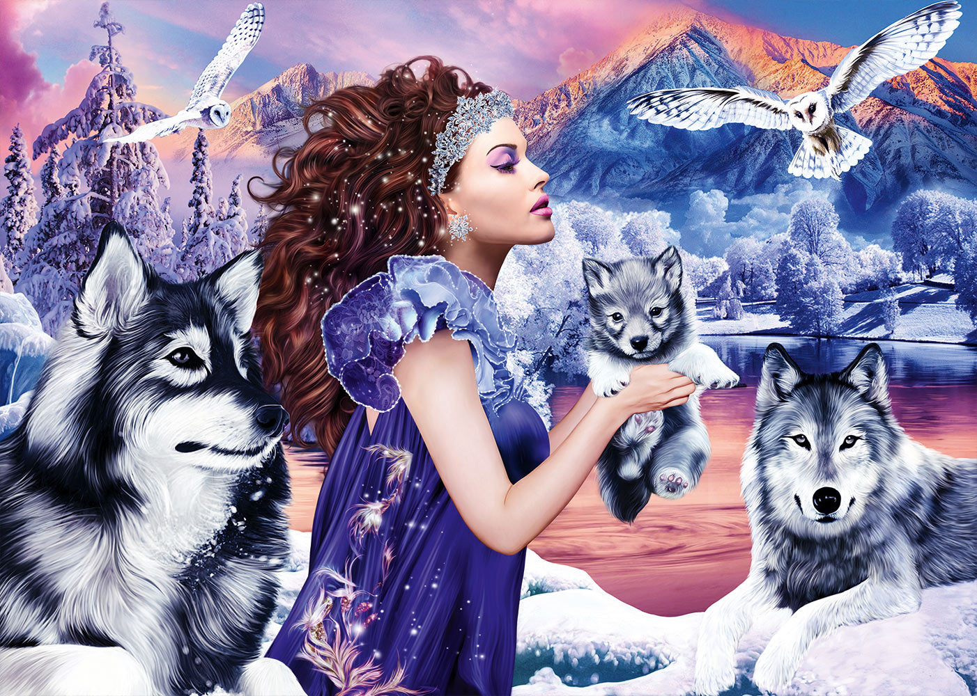 Wolf Queen – 1000 Piece Jigsaw Puzzle (Bluebird)