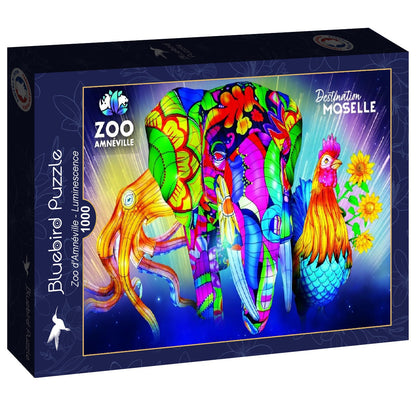 Bluebird - Zoo d'Amnéville - Luminescence - 1000 piece jigsaw puzzle