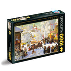 Maslenitsa by Boris Kustodiev – 1000 Piece Jigsaw Puzzle (Dtoys)