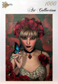 Box, straight on: La Femme et le Papillon - 1000 Piece Jigsaw Puzzle (Grafika Art Collection)