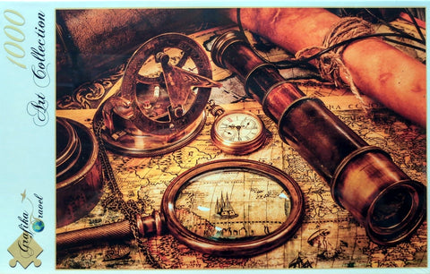 Box, straight on: Vintage Travel by Andrey Armyagov - 1000 Piece Jigsaw Puzzle (Grafika)