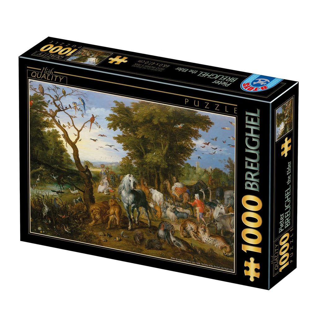 Noah's Ark by Brueghel Pieter – 1000 Piece Jigsaw Puzzle (Dtoys)