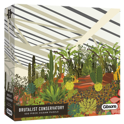 Gibsons - Brutalist Conservatory - 500 Piece Jigsaw Puzzle