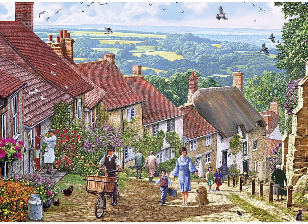 Artwork: Gold Hill – 1000 Piece Jigsaw Puzzle (Gibsons)