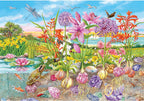 Artwork, puzzle 3 of 4: Roots & Shoots by Janice Daughters - 4 x 500 Piece Jigsaw Puzzle (Gibsons)
