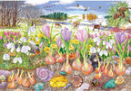 Artwork, puzzle 4 of 4: Roots & Shoots by Janice Daughters - 4 x 500 Piece Jigsaw Puzzle (Gibsons)