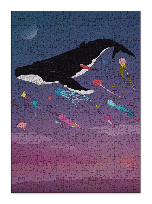 Cloudberries - Whale - 500 Piece Jigsaw Puzzle