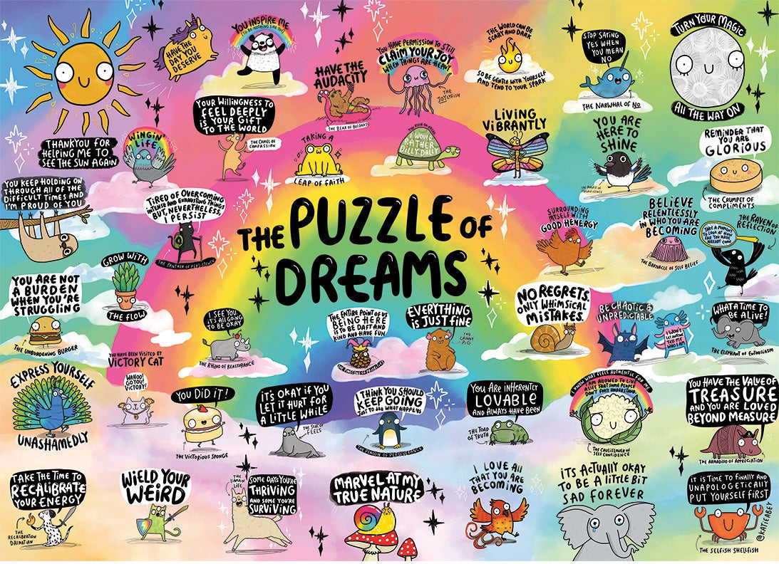 Artwork: The Puzzle of Dreams – 1000 Piece Jigsaw Puzzle (Gibsons)
