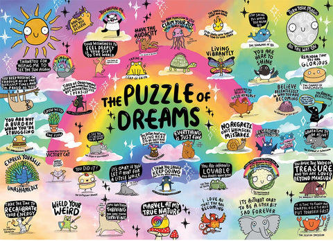 Artwork: The Puzzle of Dreams – 1000 Piece Jigsaw Puzzle (Gibsons)