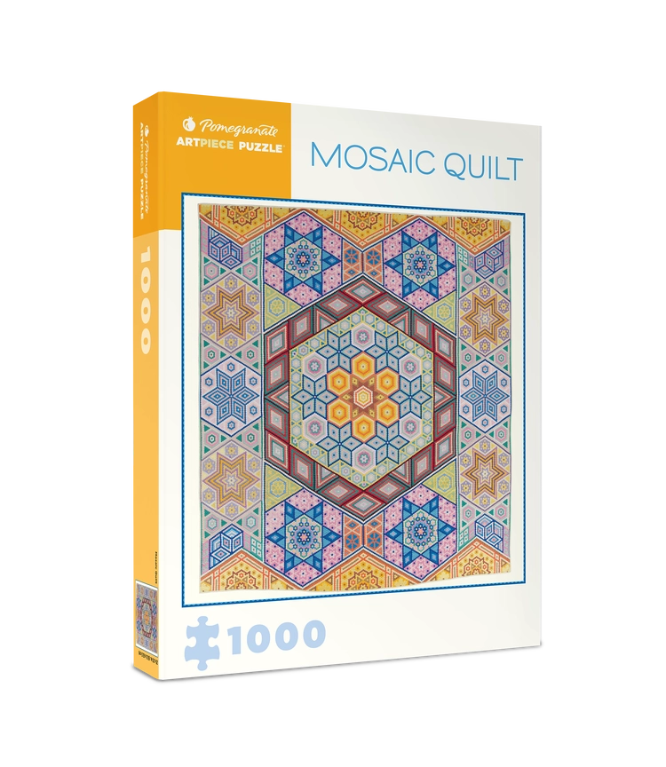 Mosaic Quilt – 1000 Piece Jigsaw Puzzle (Pomegranate)
