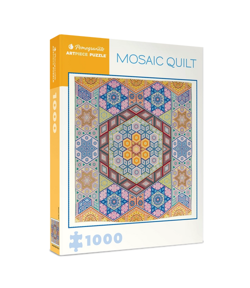 Mosaic Quilt – 1000 Piece Jigsaw Puzzle (Pomegranate)