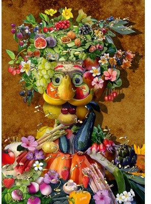 Artwork: Arcimboldo par François Ruyer – 1000 Piece Jigsaw Puzzle (Bluebird Puzzle)