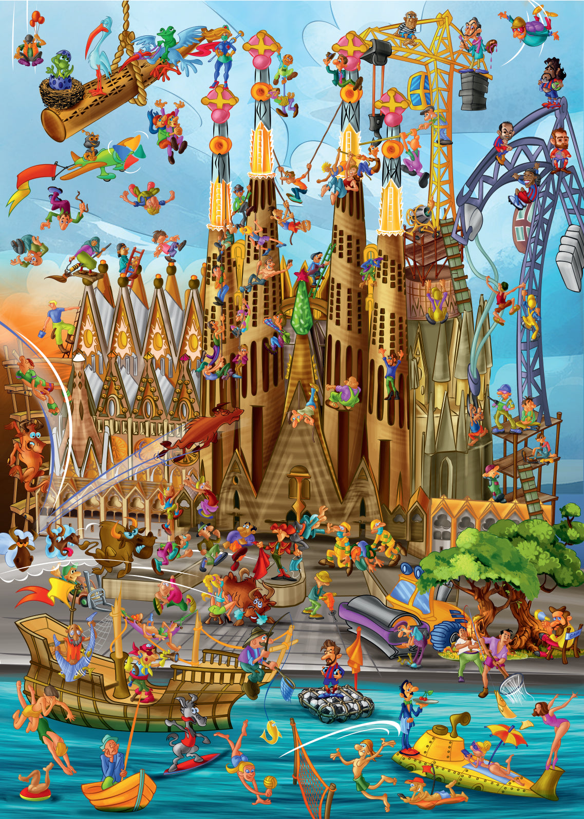 Sagrada Familia – 1000 Piece Jigsaw Puzzle (Dtoys)