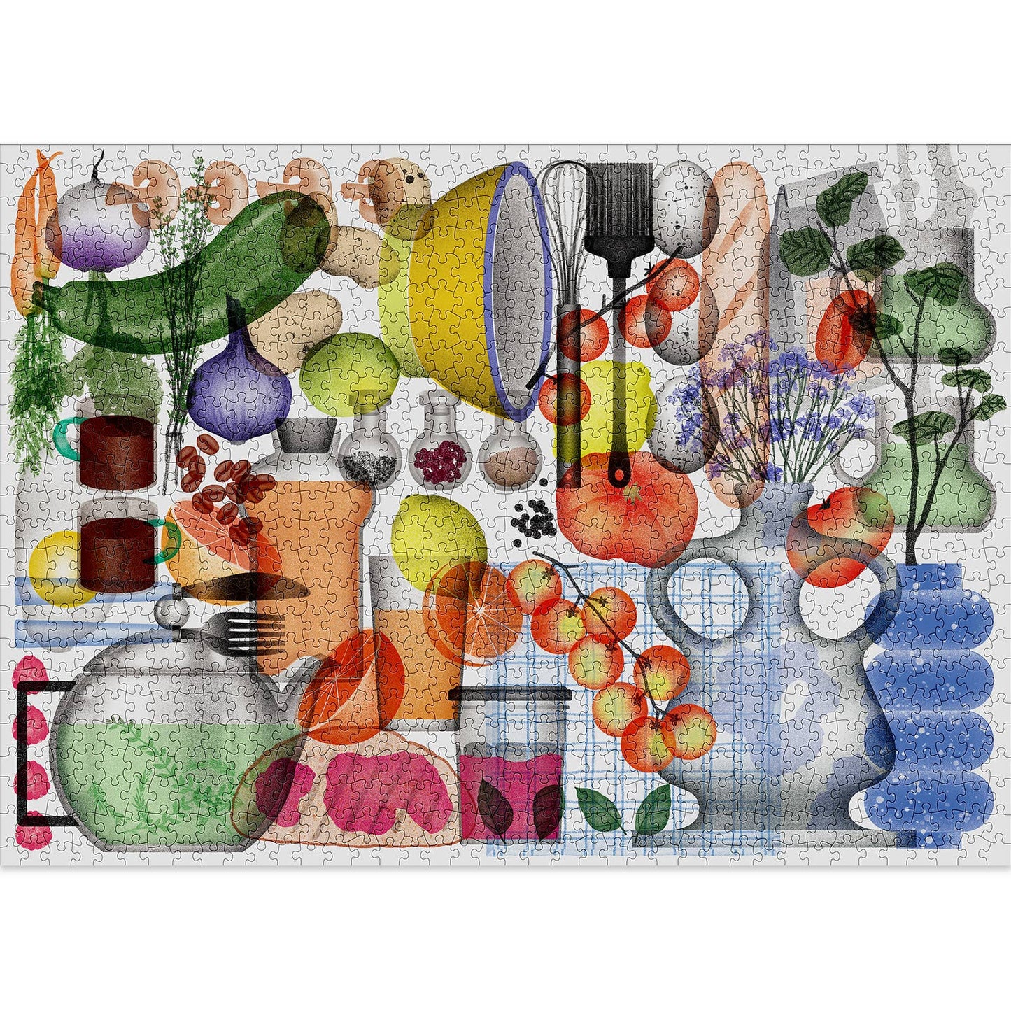 Cloudberries - Kitchen - 1000 Piece Random Cut Jigsaw Puzzle