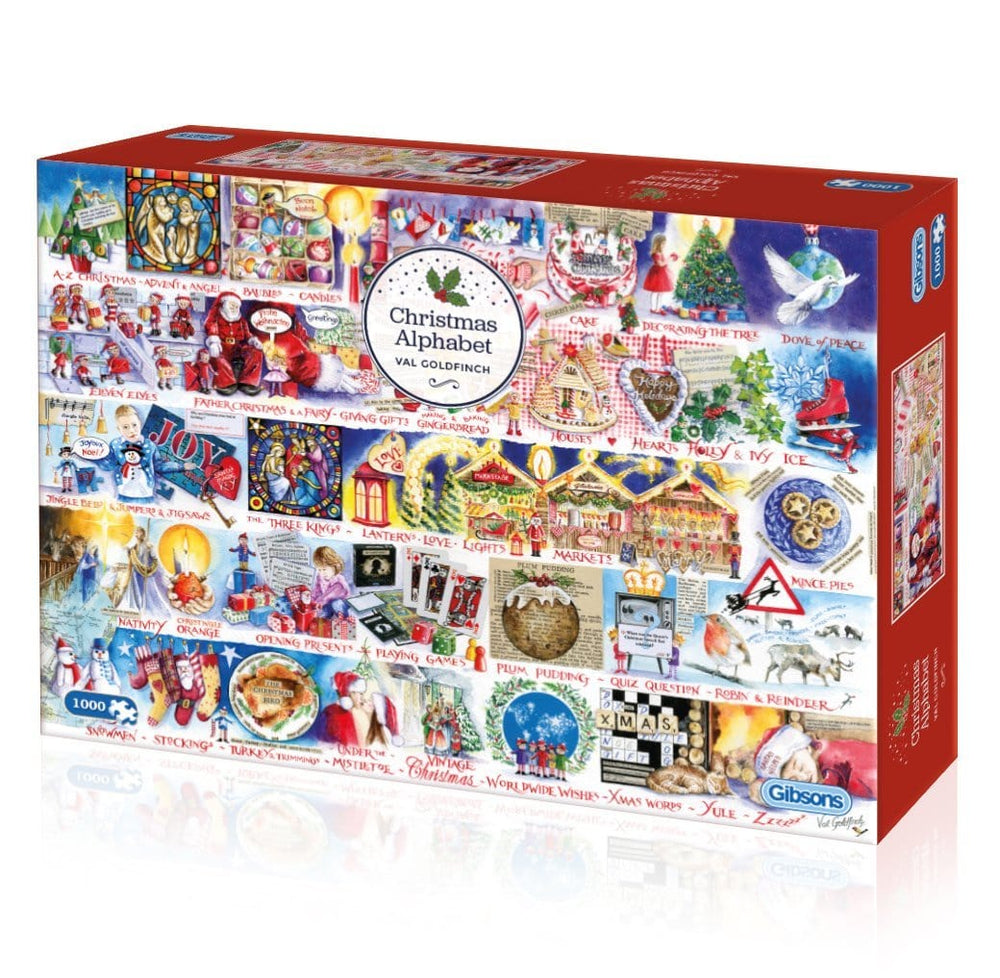 Christmas Alphabet – 1000 Piece Jigsaw Puzzle (Gibsons)