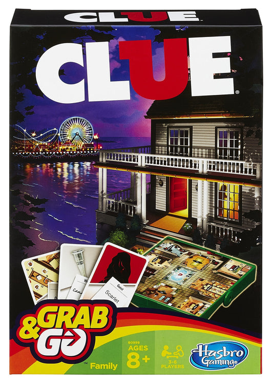 Cluedo Grab And Go Travel Game