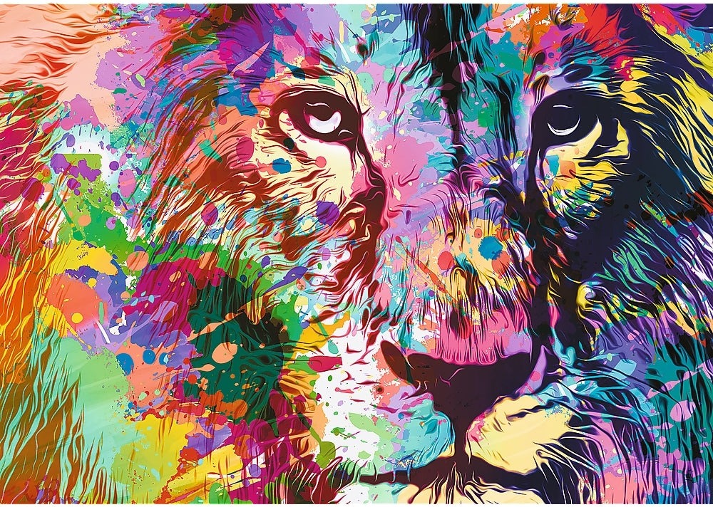 Colorful Lion – 1000 Piece Jigsaw Puzzle (Trefl)