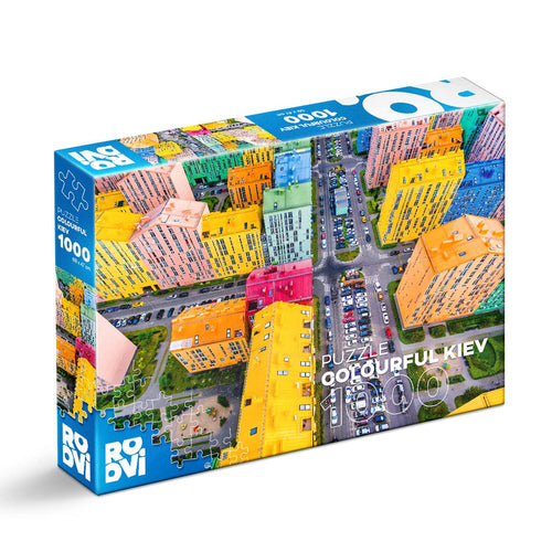 Colourful Kiev – 1000 Piece Jigsaw Puzzle (Roovi) - Image 2