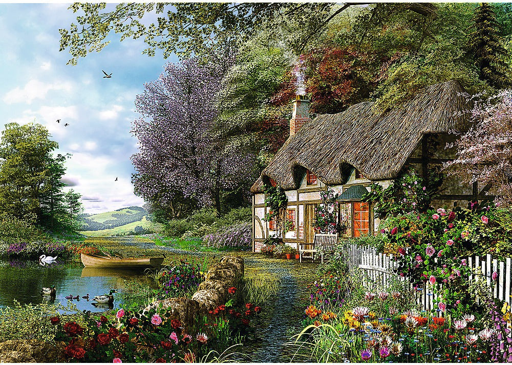 Cottage – 1000 Piece Jigsaw Puzzle (Trefl)