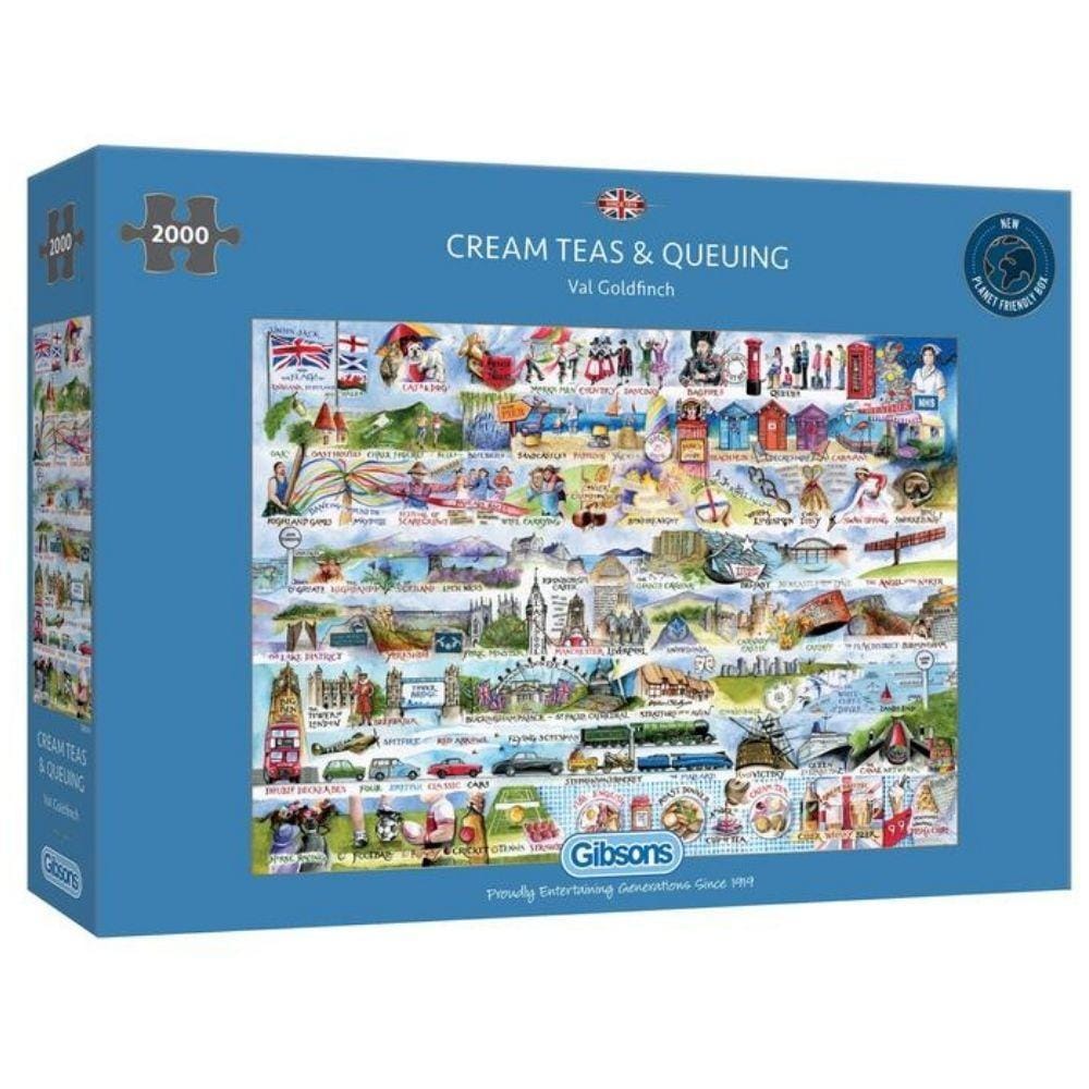 Cream Teas & Queuing – 2000 Piece Jigsaw Puzzle (Gibsons)