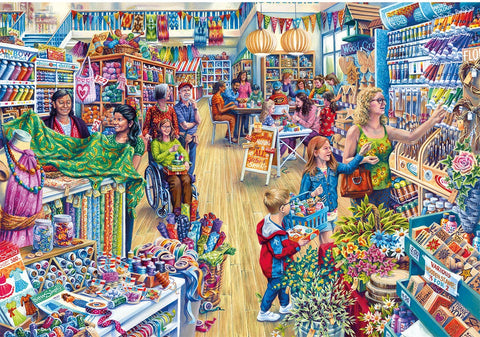 Artwork: Crafter's Paradise – 250 XL Piece Jigsaw Puzzle (Gibsons)