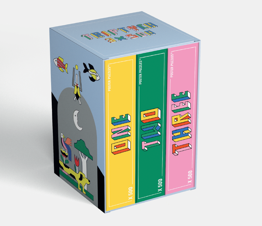 Triptych – 1000 Piece Jigsaw Puzzle (Cloudberries)