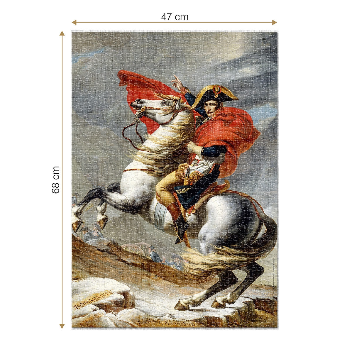 Bonaparte Crossing the Alps by David Jacques-Louis – 1000 Piece Jigsaw Puzzle (Dtoys)