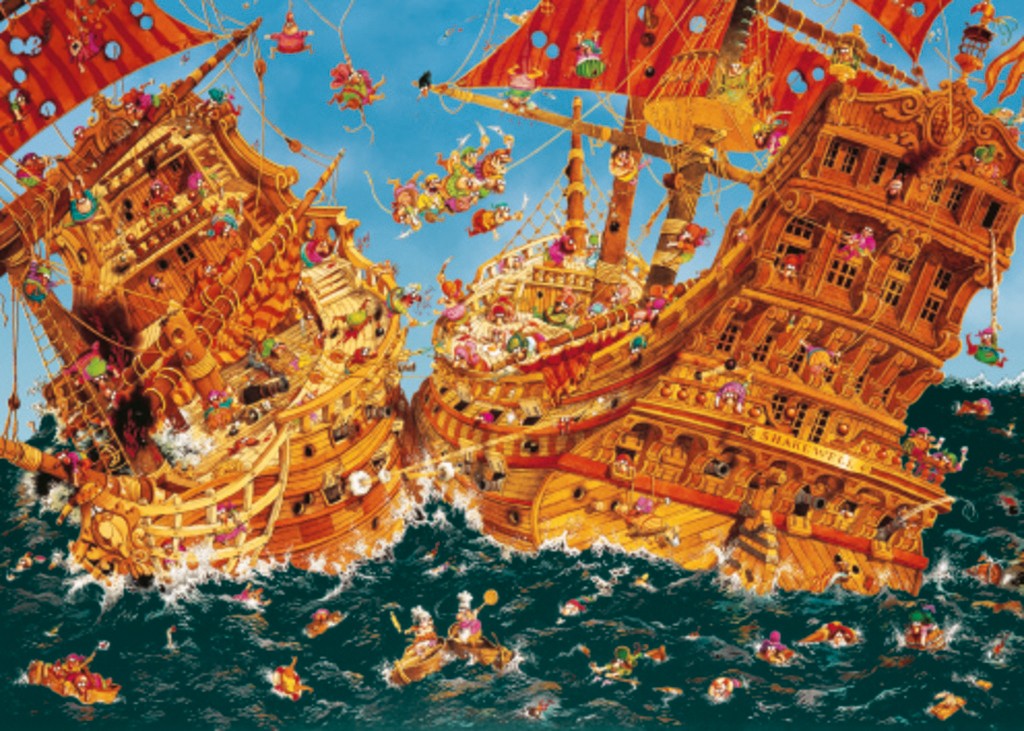 Diamond Dick – Wanted! Series by Loup – 1000 Piece Jigsaw Puzzle (Heye)