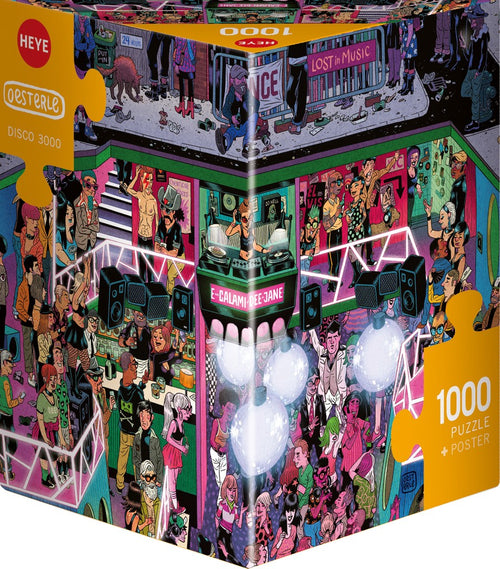 Disco - 1000 Piece Jigsaw Puzzle (Heye) - Completed Puzzle