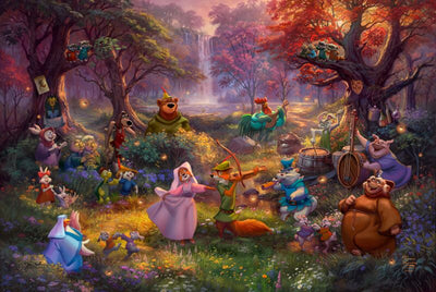 Disney Robin Hood by Thomas Kinkade – 1000 Piece Jigsaw Puzzle (Schmidt)