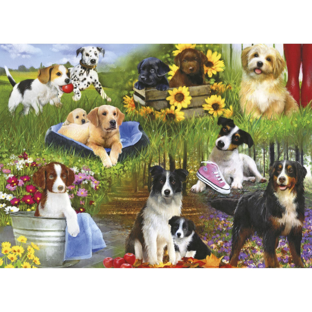 Dogs – 12 Piece Jigsaw Puzzle (Gibsons)