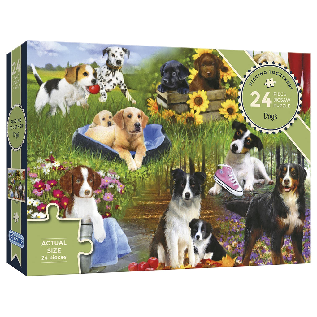 Dogs – 12 Piece Jigsaw Puzzle (Gibsons)