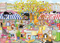 Artwork: Flea Market Moggies by Kate Mawdsley - 1000 Piece Jigsaw Puzzle (Gibsons)