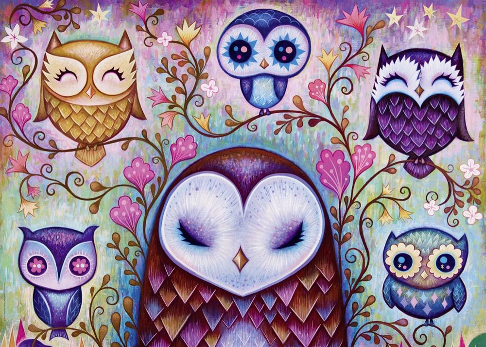 Great Big Owl by Jeremiah Ketner – 1000 Piece Jigsaw Puzzle (Heye Dreaming Collection)